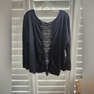 Elegant Black Women's Top Size OS
